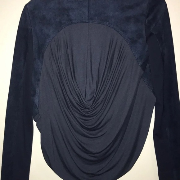 BCBG MaxAzria navy blazer jacket - Picture 5 of 5